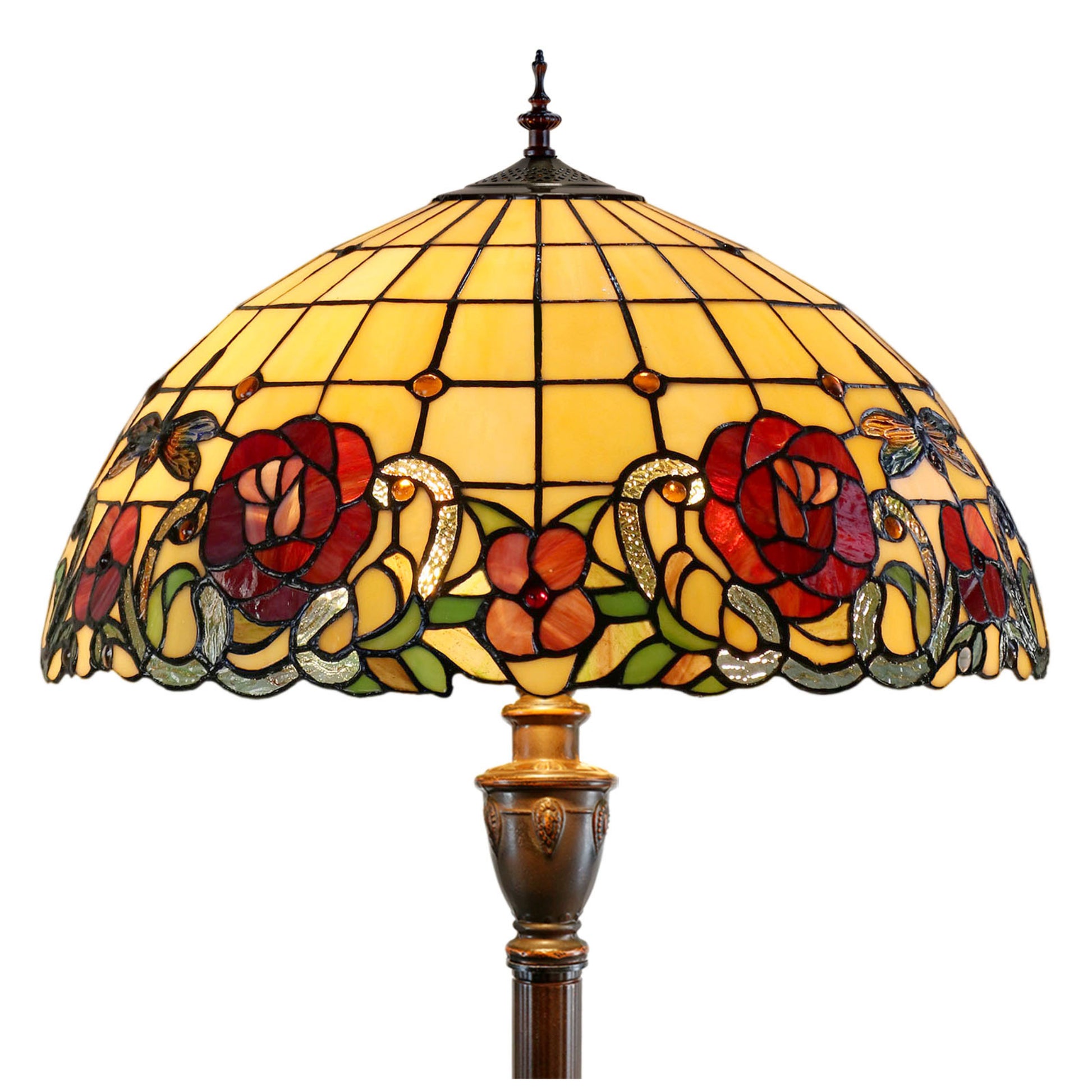 Armadeus Stained Glass Floor Lamp Floor Lamp G&G Bros