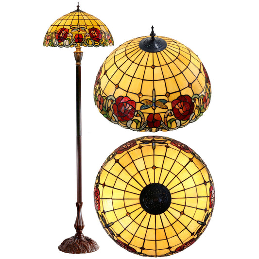 Armadeus Stained Glass Floor Lamp Floor Lamp G&G Bros
