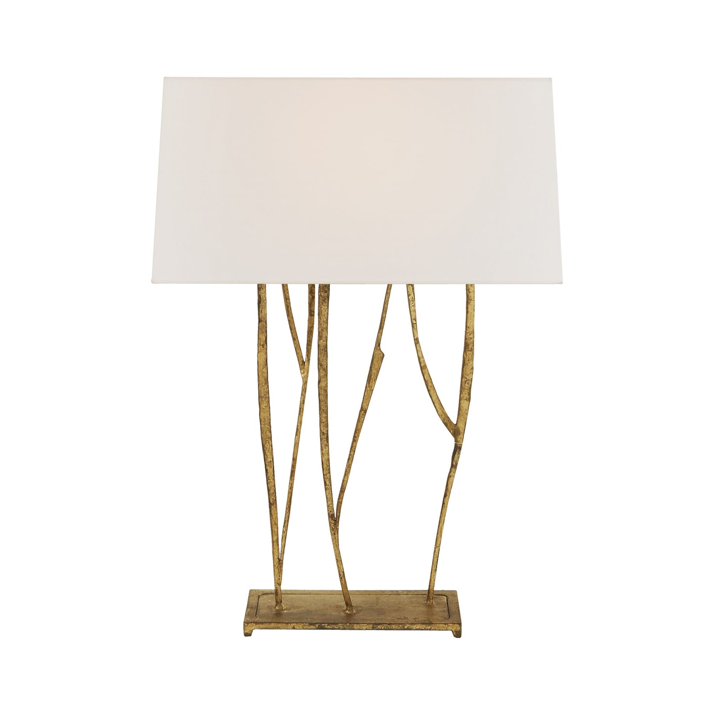 Ian K. Fowler Aspen Tree Branch Console Lamp - Black Rust Table Lamp Bloomingdales Lighting Gilded Iron