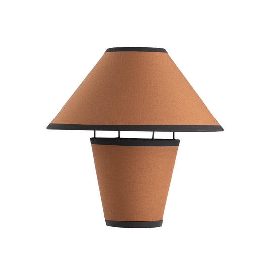 Atticus Terracotta Linen Table Lamp Table Lamp Mayfield Lighting
