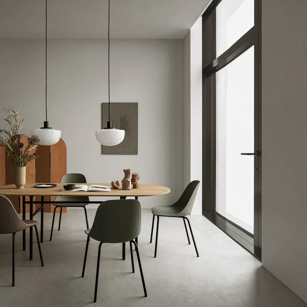 Audo CPH Bank Glass Pendant Light - Opal Pendant Light Design Mode