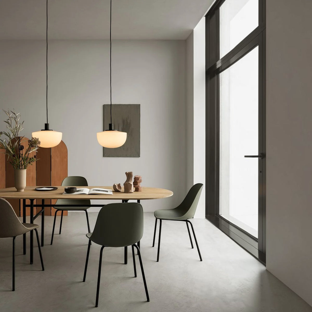 Audo CPH Bank Glass Pendant Light - Opal Pendant Light Design Mode