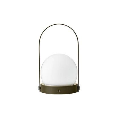 Audo CPH Carrie Glass Portable Lamp - Olive Portable Lamp Design Mode