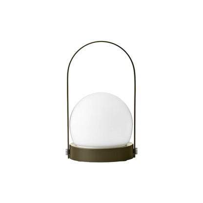 Audo CPH Carrie Glass Portable Lamp - Olive Portable Lamp Design Mode