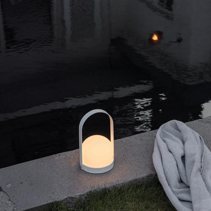 Audo CPH Carrie Glass Portable Lamp - White Portable Lamp Design Mode