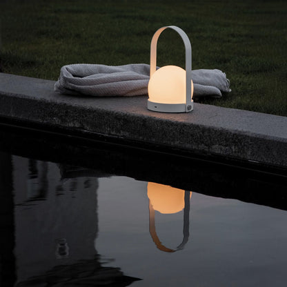 Audo CPH Carrie Glass Portable Lamp - White Portable Lamp Design Mode