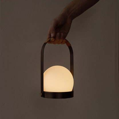 Audo CPH Carrie Leather Portable Lamp - Black Table Lamp Design Mode