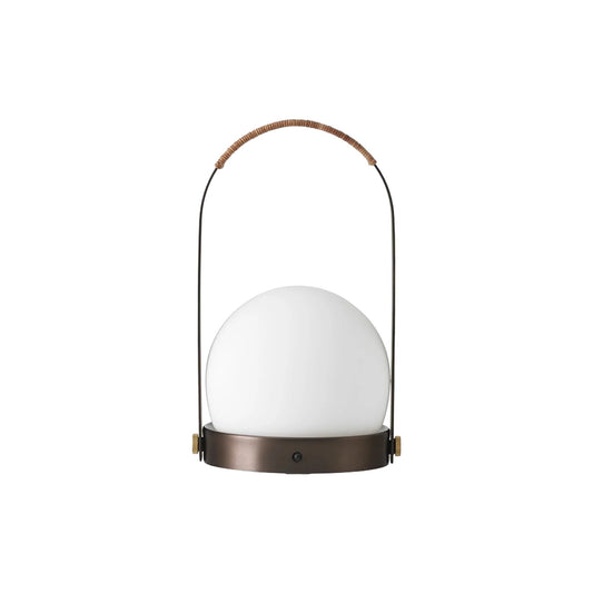 Audo CPH Carrie Leather Portable Lamp Table Lamp Design Mode Bronzed Brass