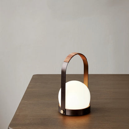 Audo CPH Carrie Leather Portable Lamp - Bronzed Brass Table Lamp Design Mode