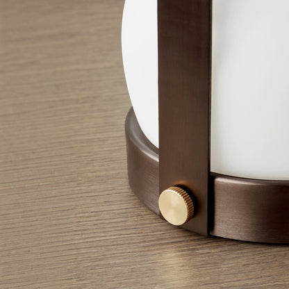 Audo CPH Carrie Leather Portable Lamp - Bronzed Brass Table Lamp Design Mode