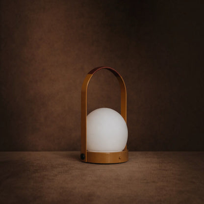 Audo CPH Carrie Leather Portable Lamp - Golden Brown Table Lamp Design Mode