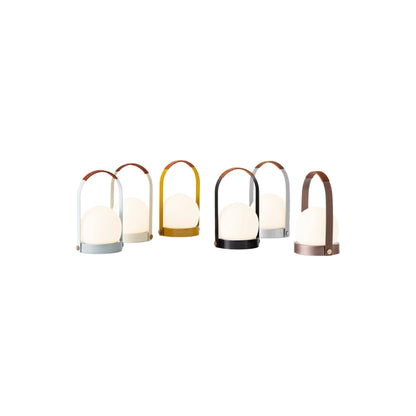 Audo CPH Carrie Leather Portable Lamp - Golden Brown Table Lamp Design Mode