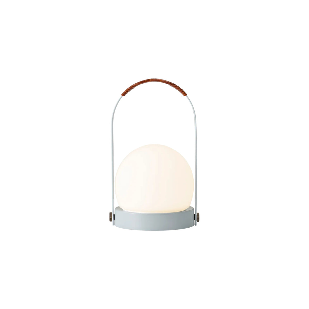 Audo CPH Carrie Leather Portable Lamp - Linen Blue Table Lamp Design Mode Linen Blue
