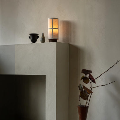 Audo CPH Hashira 18cm Linen Table Lamp AU Plug - Raw Table Lamp Design Mode