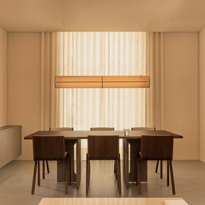 Audo CPH Hashira Linear Linen Pendant Light - Raw Pendant Light Design Mode