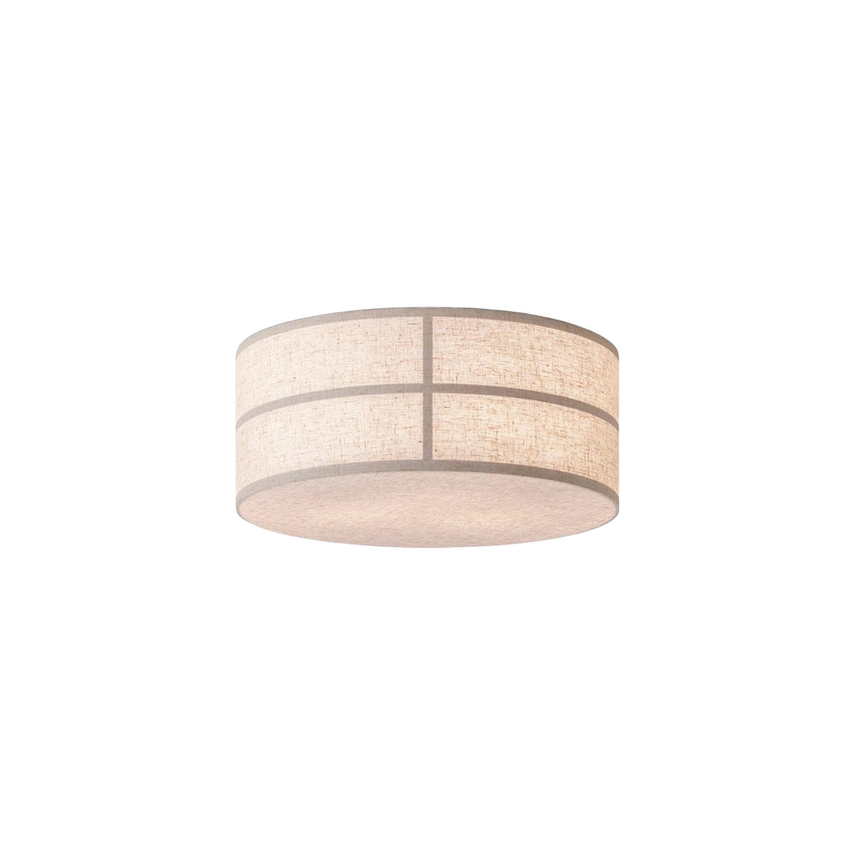 Audo CPH Hashira Linen Ceiling Light - Raw Ceiling Flush Mount Design Mode