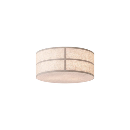 Audo CPH Hashira Linen Ceiling Light - Raw Ceiling Flush Mount Design Mode