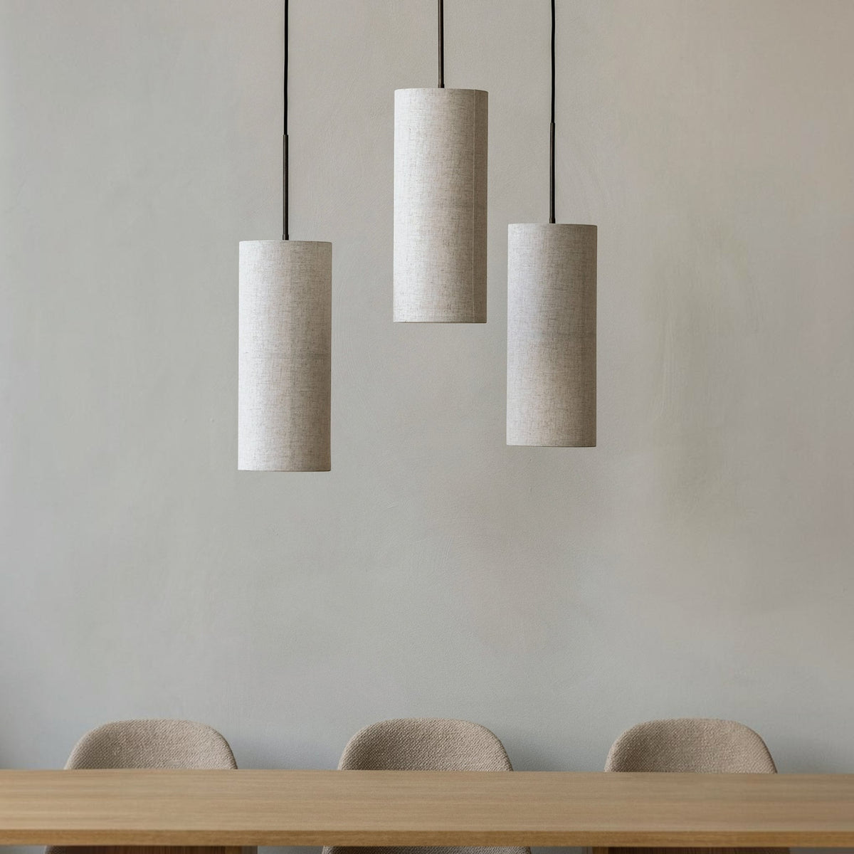 Audo CPH Hashira Raw Linen Pendant Light - Small Pendant Light Design Mode