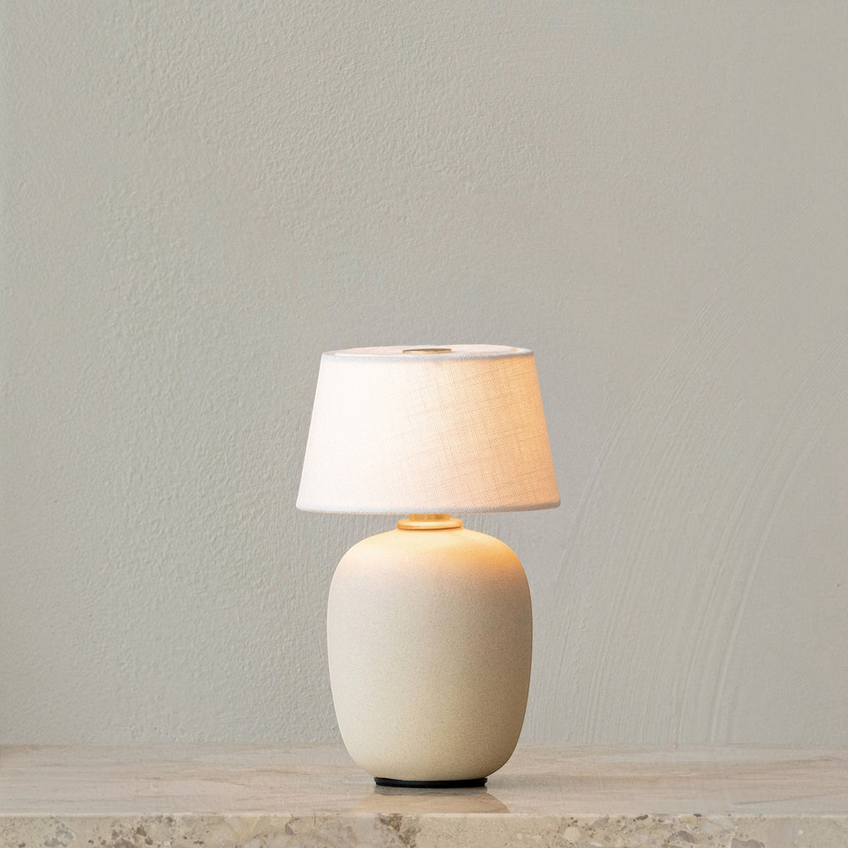 Audo CPH Portable Torso Ceramic Table Lamp - Sand Portable Lamp Design Mode