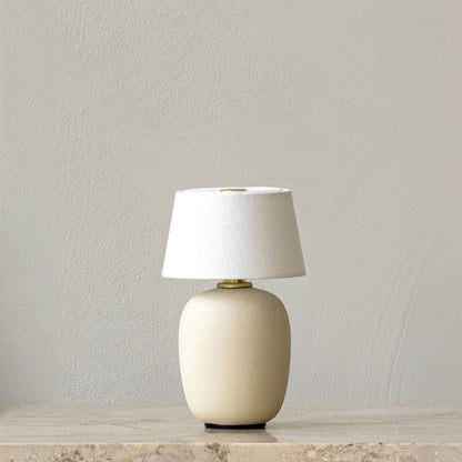 Audo CPH Portable Torso Ceramic Table Lamp - Sand Portable Lamp Design Mode