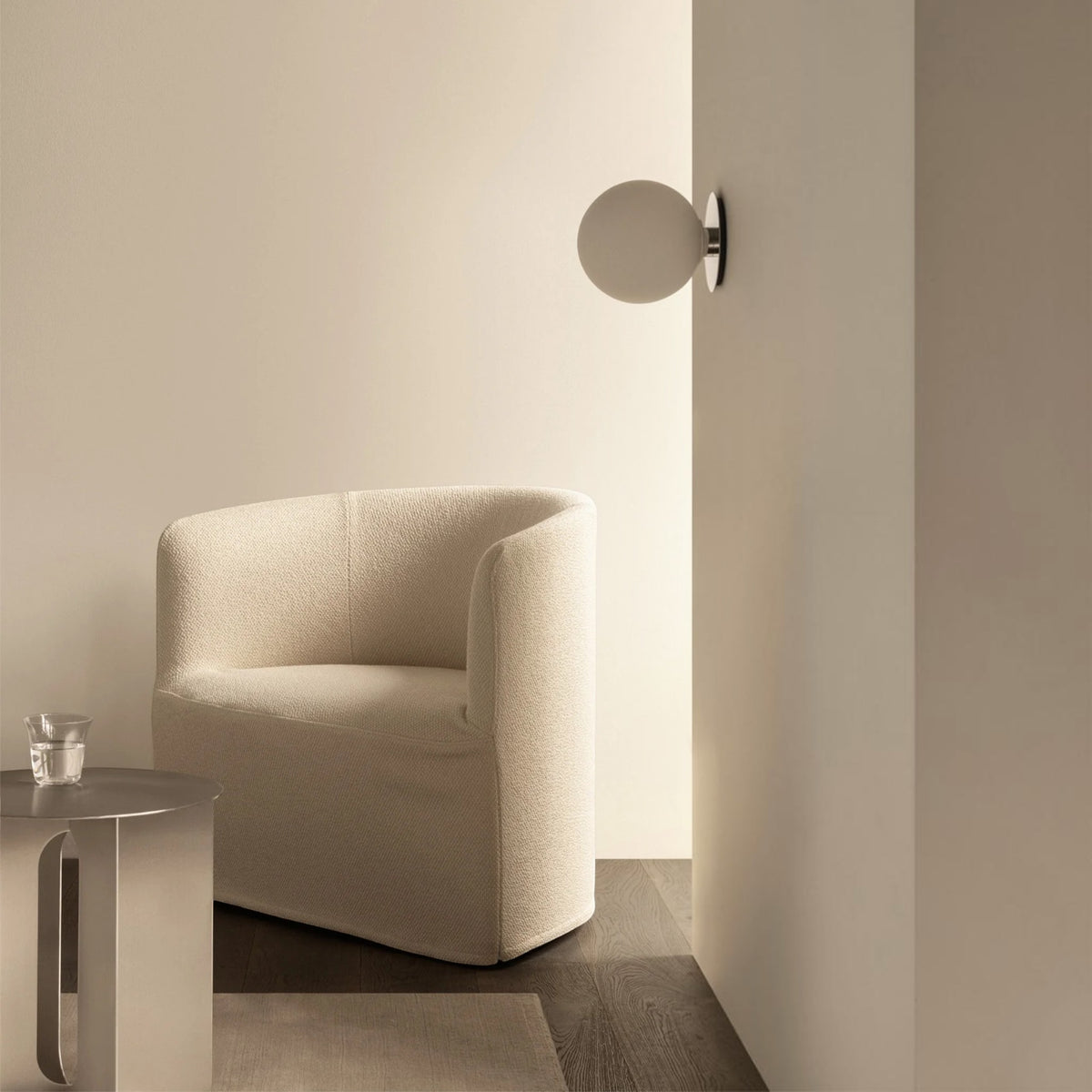 Audo CPH TR Bulb Matt Opal Ceiling/Wall Lamp - Black Wall Light Design Mode