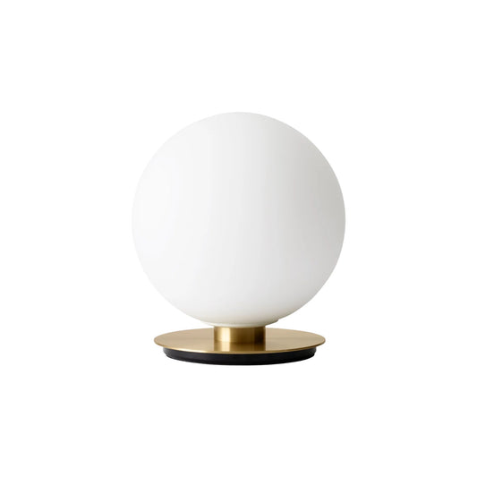 Audo CPH TR Bulb Matt Opal Ceiling/Wall Lamp - Brushed Brass Wall Light Design Mode Brushed Brass