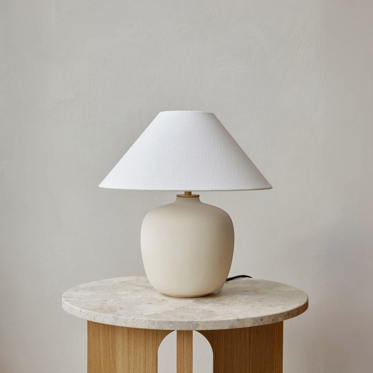 Audo CPH Torso Ceramic Table Lamp 37 cm Euro Plug Only - White Table Lamp Design Mode