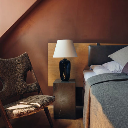Audo CPH Torso Ceramic Table Lamp 57 cm Euro Plug Only - Black Table Lamp Design Mode
