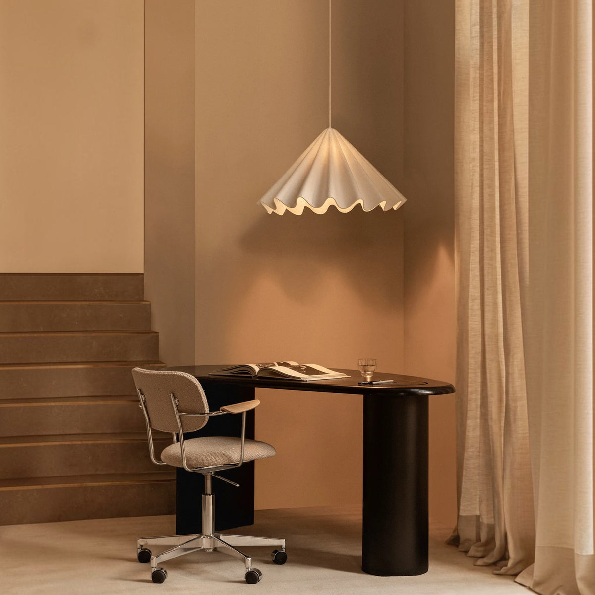 Audo CPH White Dancing Felt Pendant Light - Medium Pendant Light Design Mode