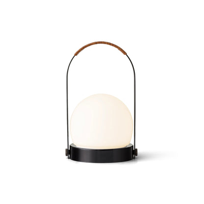Audo CPH Carrie Leather Portable Lamp - Bronzed Brass Table Lamp Design Mode Black