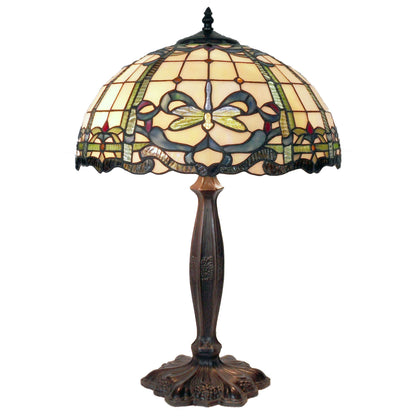 Aurora Tiffany Stained Glass Table Lamp Table Lamp G&G Bros