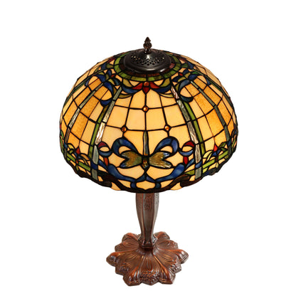 Aurora Tiffany Stained Glass Table Lamp Table Lamp G&G Bros