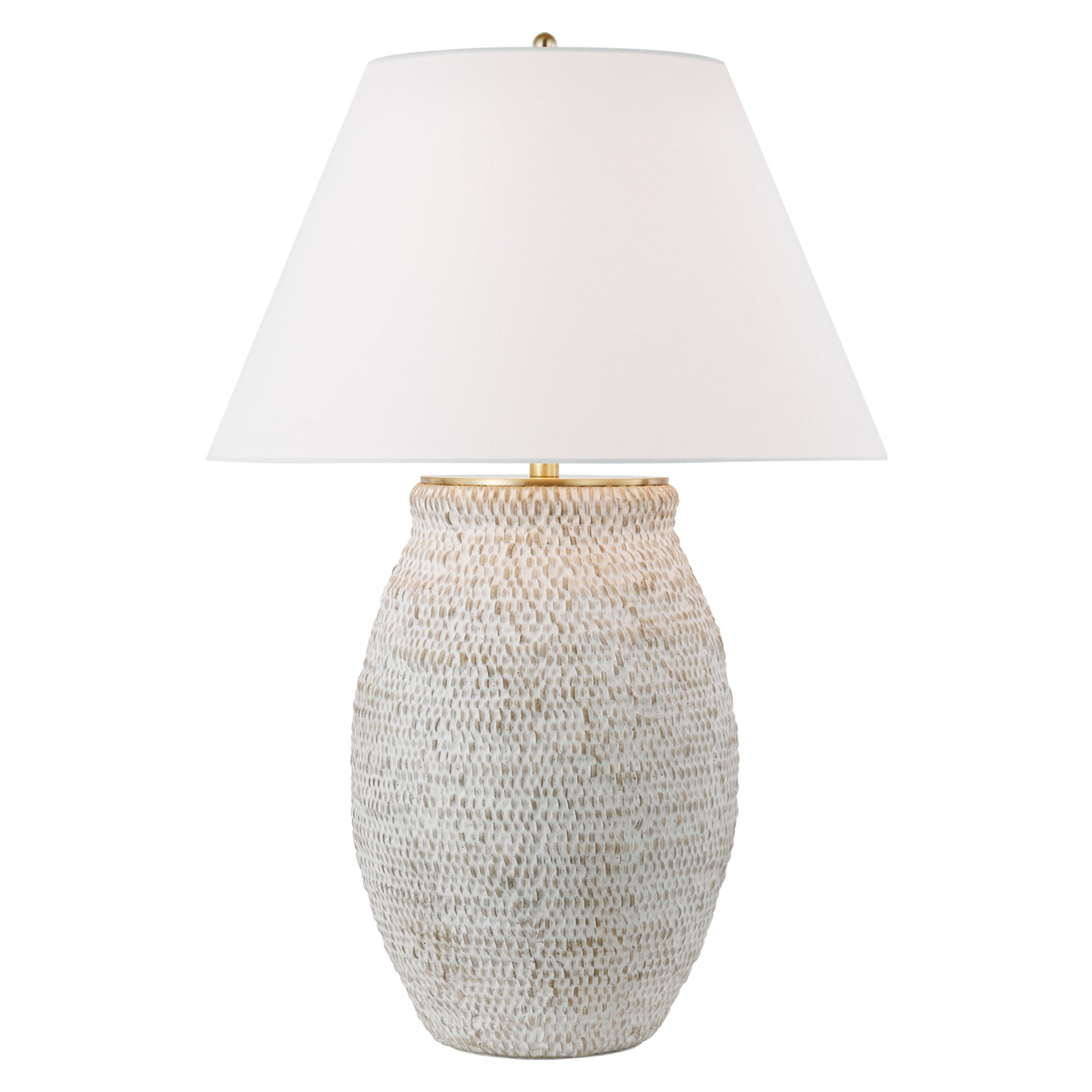 Marie Flanigan Avedon Small Linen Table Lamp - Plaster White Table Lamp Bloomingdales Lighting Large  