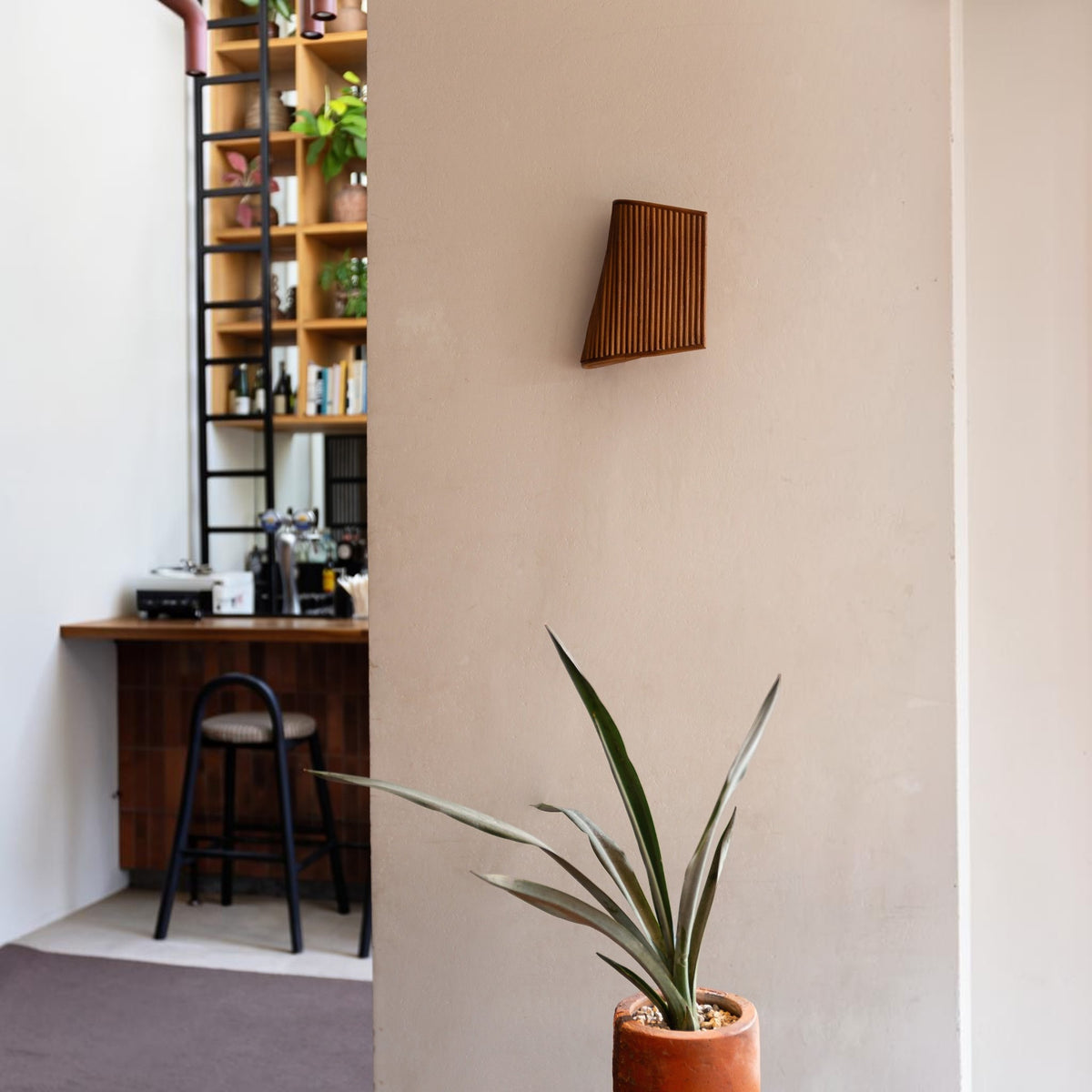 Berlin Rattan Wall Sconce - Brown Wall Light Gypset Cargo
