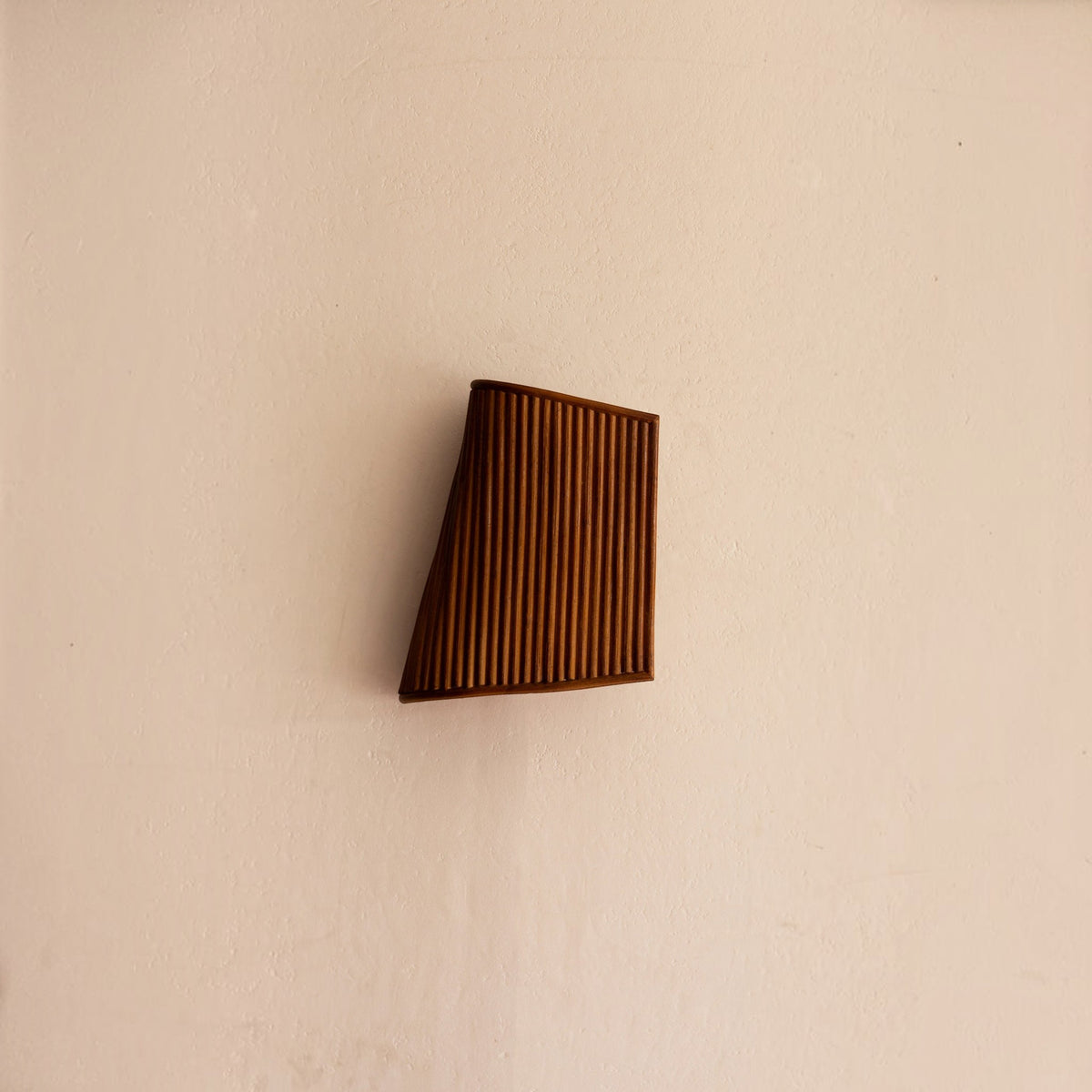 Berlin Rattan Wall Sconce - Brown Wall Light Gypset Cargo