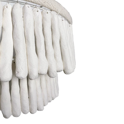 Bodel Two-Tier Clay Wall Sconce Wall Light Bisque Interiors