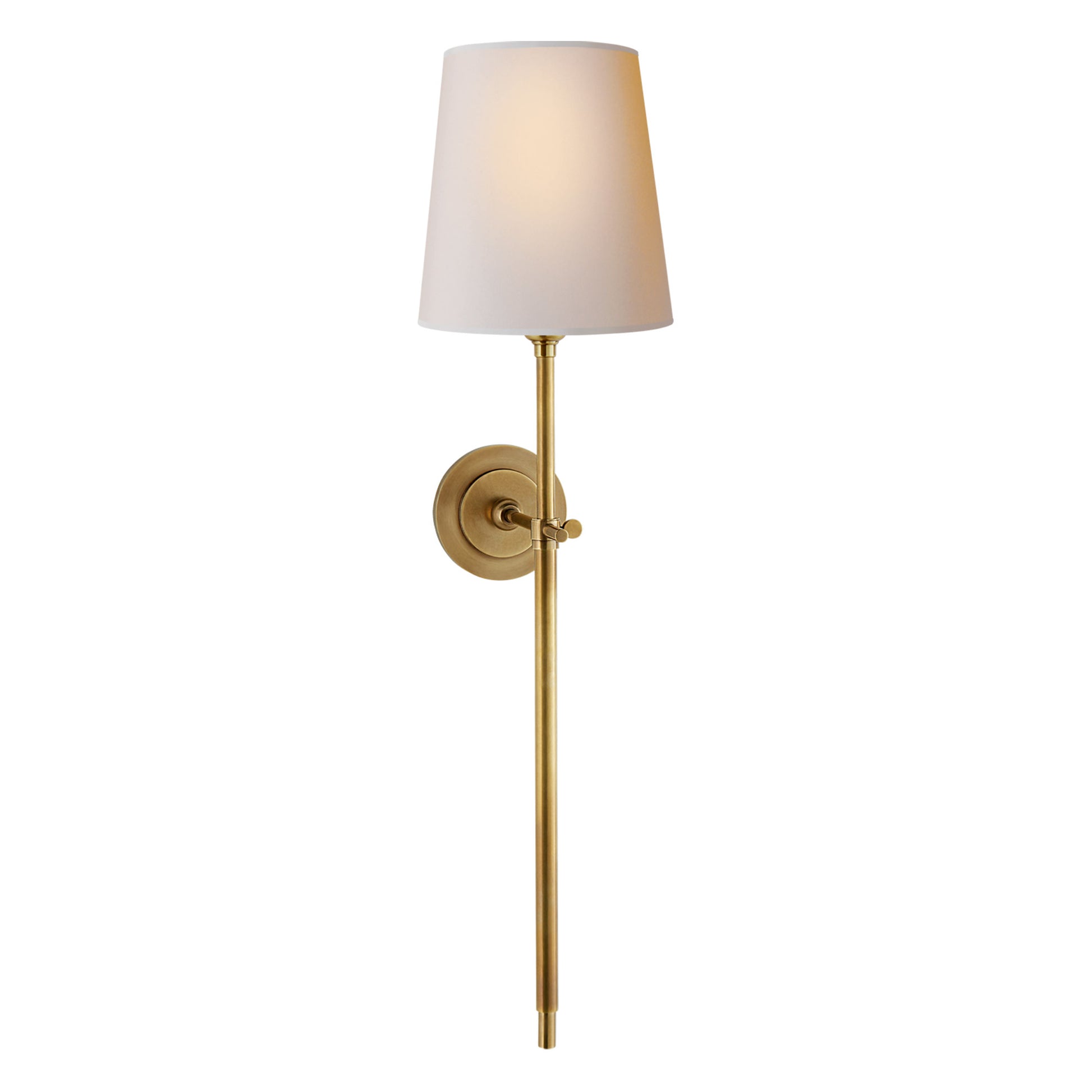 Thomas O'Brien Bryant Large Tail Wall Sconce - Polished Nickel Wall Light Bloomingdales Lighting