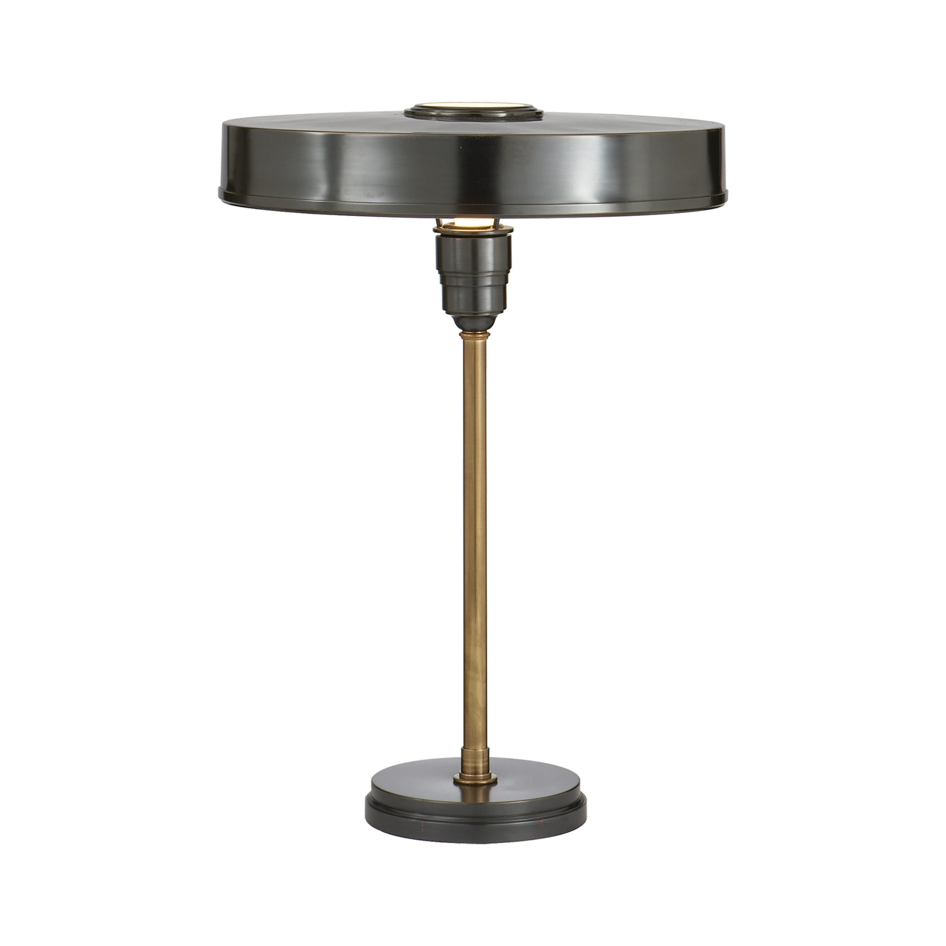 Thomas O'Brien Carlo Downlight Table Lamp - Polished Nickel Table Lamp Bloomingdales Lighting Bronze and Brass  