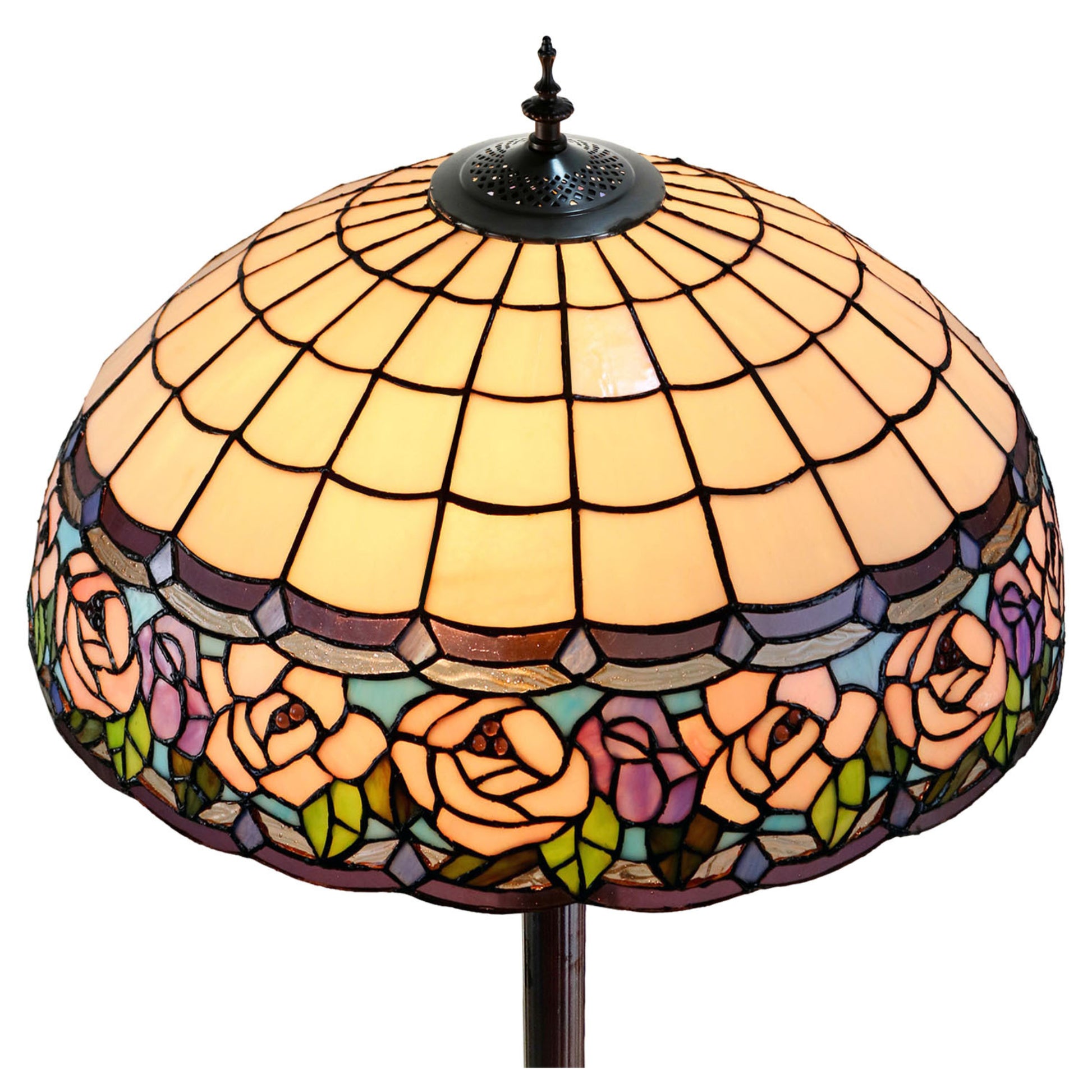 Chandell Stained Glass Floor Lamp Floor Lamp G&G Bros