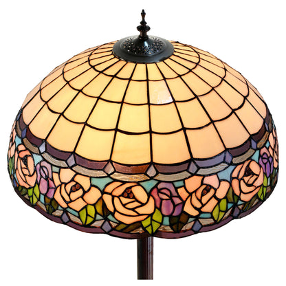 Chandell Stained Glass Floor Lamp Floor Lamp G&G Bros