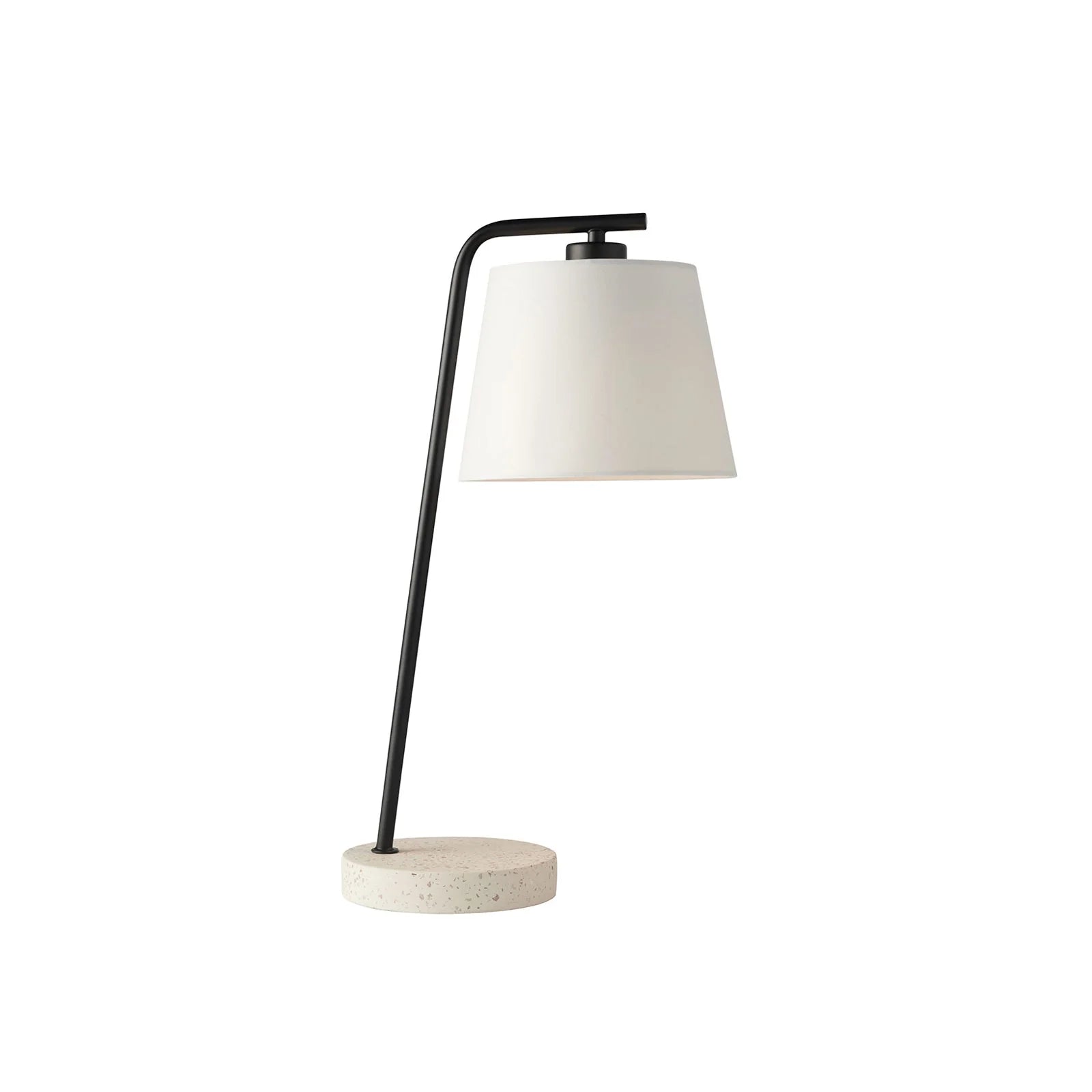 Checo Terrazzo Desk Lamp - Black & White Desk Lamp Mayfield Lighting