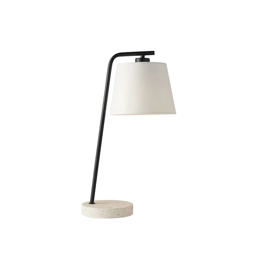 Checo Terrazzo Desk Lamp - Black & White Desk Lamp Mayfield Lighting