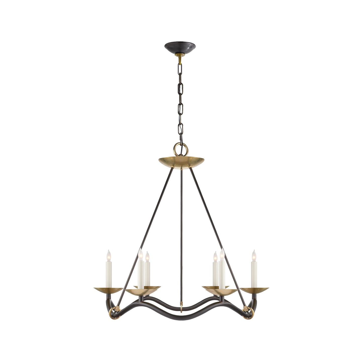 Barry Goralnick Choros Two-Tier Chandelier - Aged Iron Pendant Light Bloomingdales Lighting Single Tier  