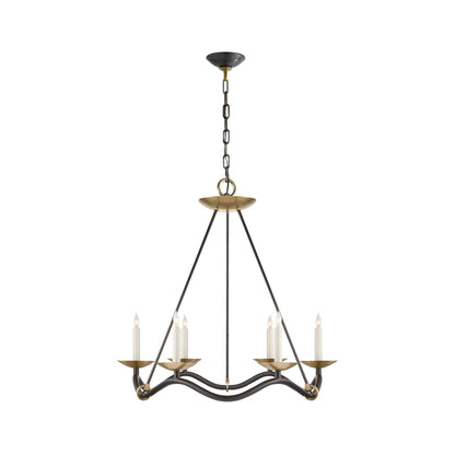 Barry Goralnick Choros Two-Tier Chandelier - Aged Iron Pendant Light Bloomingdales Lighting Single Tier  