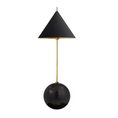 Kelly Wearstler Cleo Orb Metal Table Lamp - Brass and White Table Lamp Bloomingdales Lighting Brass & Black  