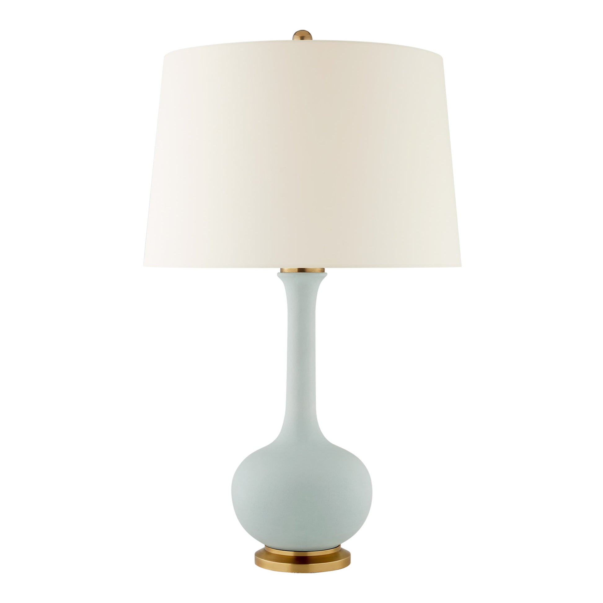 Christopher Spitzmiller Coy Medium Ceramic Table Lamp Table Lamp Bloomingdales Lighting Matte Sky Blue