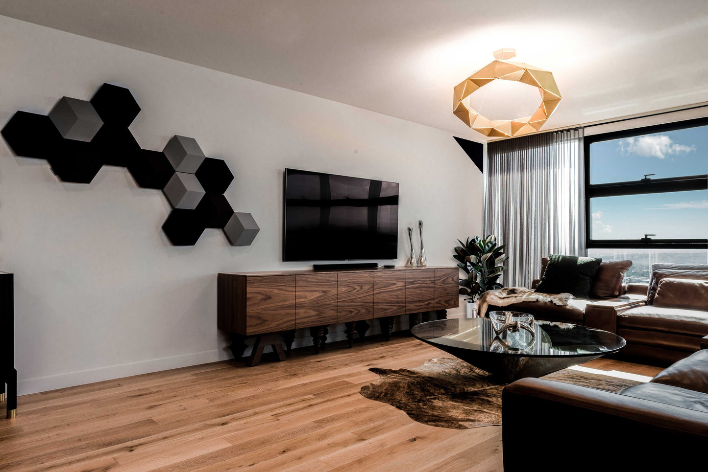 Supernova Shard Round Pendant Light Pendant Light ILANEL