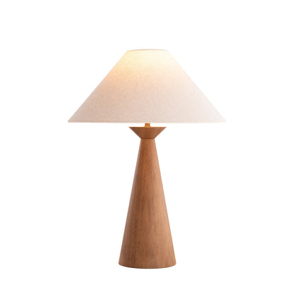 Emba Timber Tall Table Lamp Table Lamp Mayfield Lighting Walnut