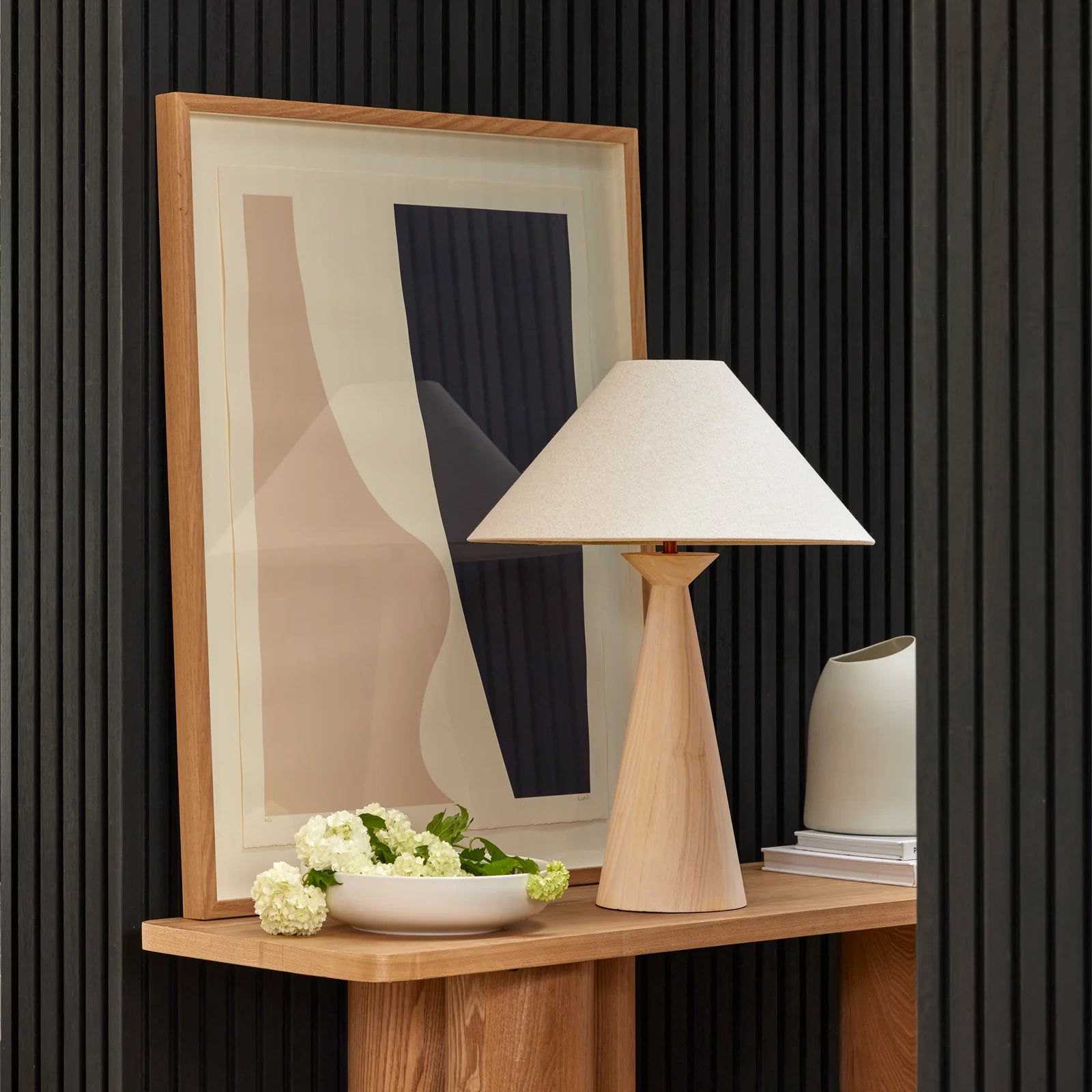 Emba Timber Tall Table Lamp Table Lamp Mayfield Lighting