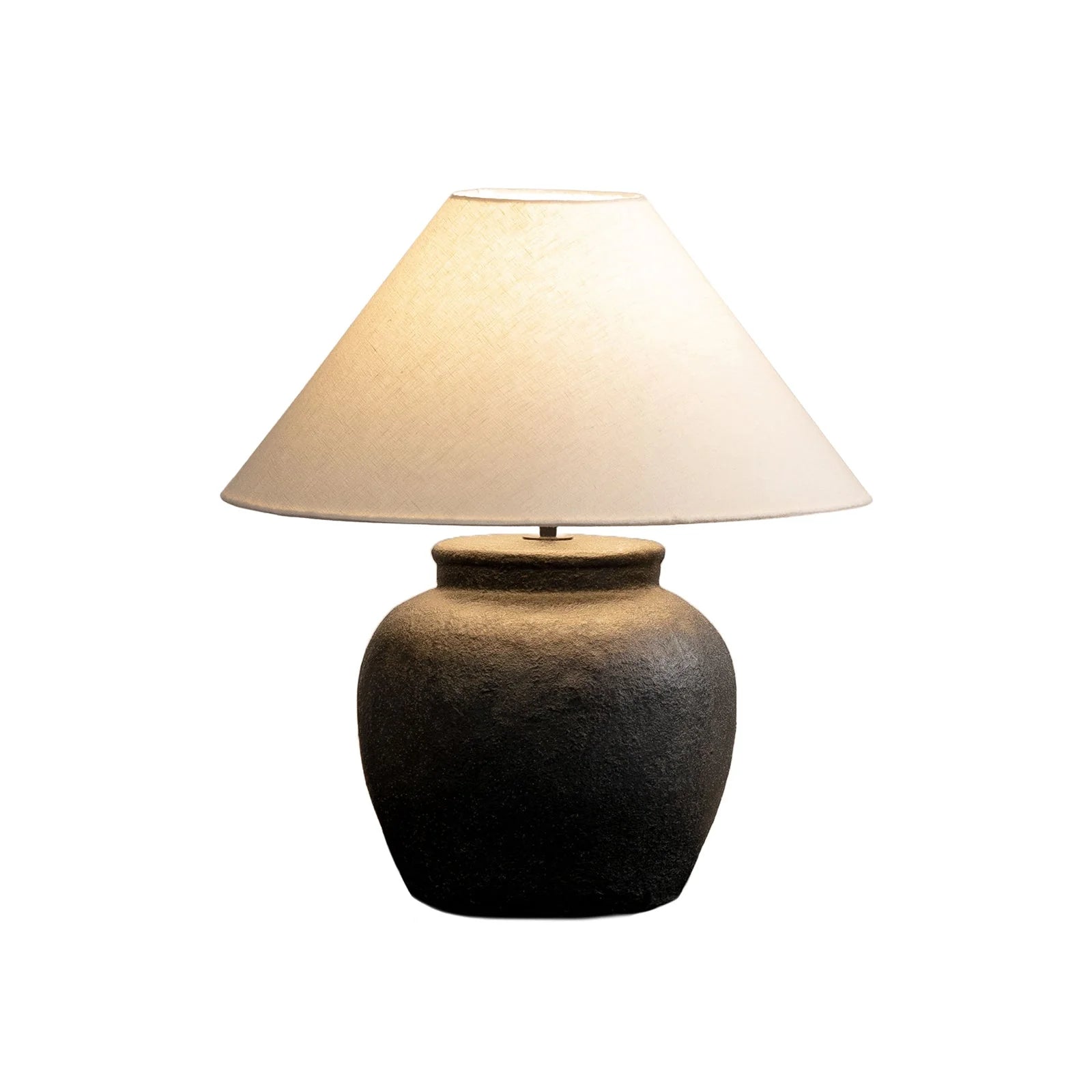 Esme Ceramic Table Lamp Table Lamp Mayfield Lighting Satin Black